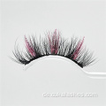 Pink Glitter Wimpern 15mm Wispy Glitter Fake Wimpern